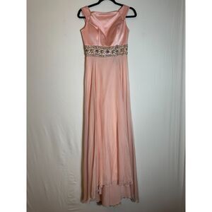 Sherri Hill Gorgeous Bejewelled Pink Prom Dress Size 4